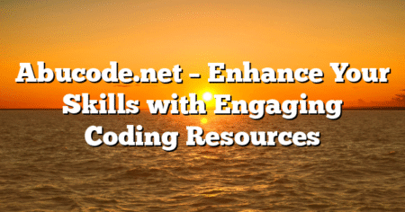 Abucode.net – Enhance Your Skills with Engaging Coding Resources