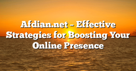 Afdian.net – Effective Strategies for Boosting Your Online Presence
