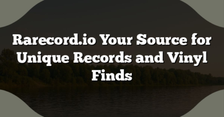 Rarecord.io Your Source for Unique Records and Vinyl Finds